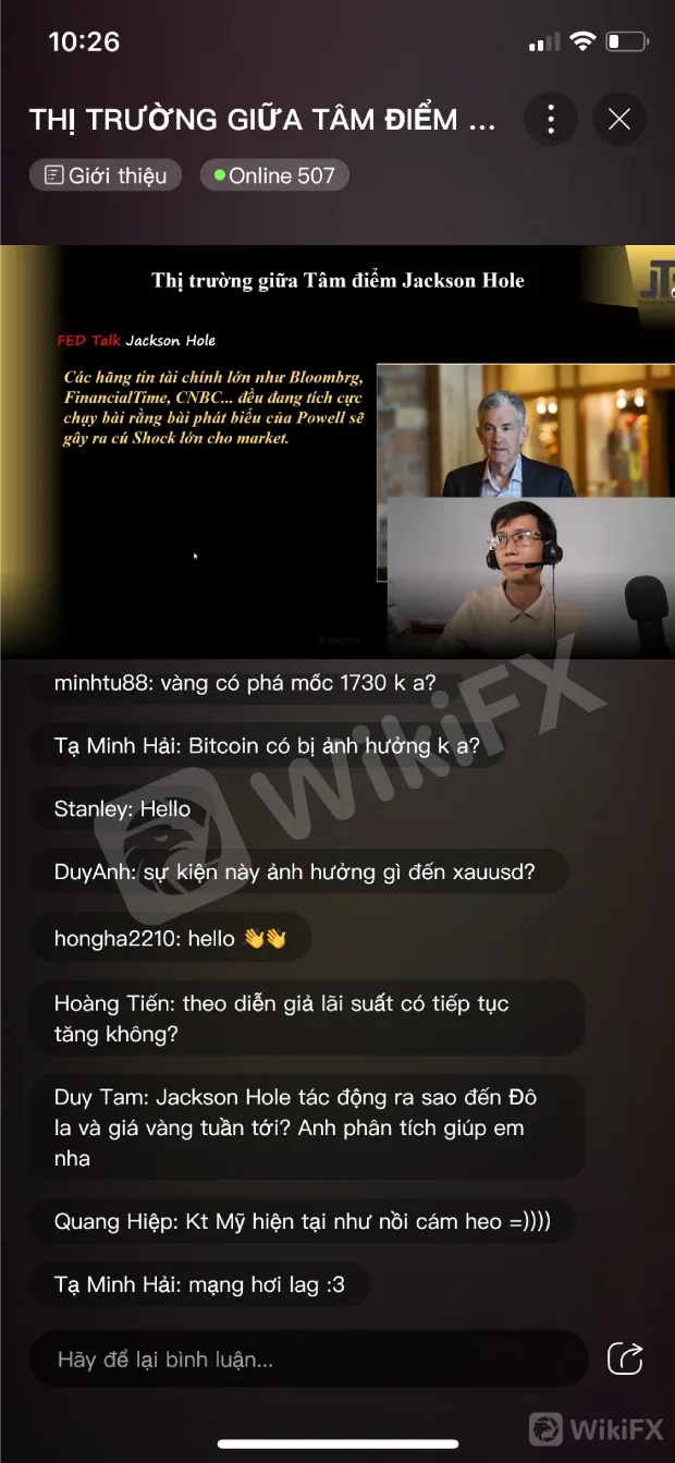 LIVESTREAM TUẦN 4 THÁNG 8 TRÊN ỨNG DỤNG WIKIFX CÓ GÌ ĐẶC SẮC?