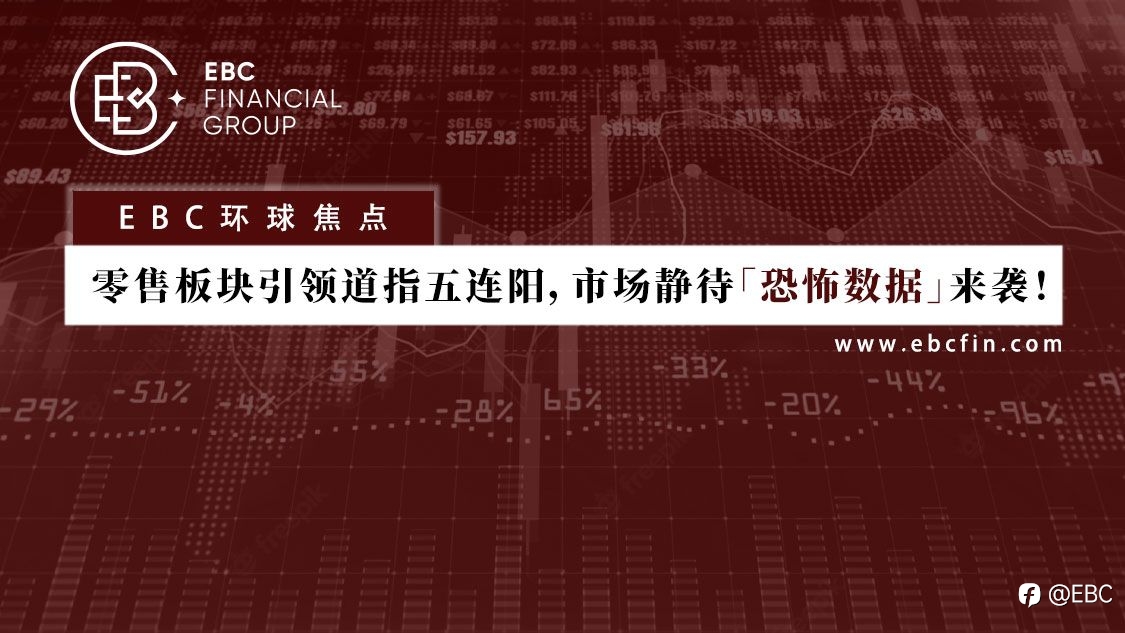 EBC环球焦点 | 零售板块引领道指五连阳,市场静待「恐怖数据」来袭!