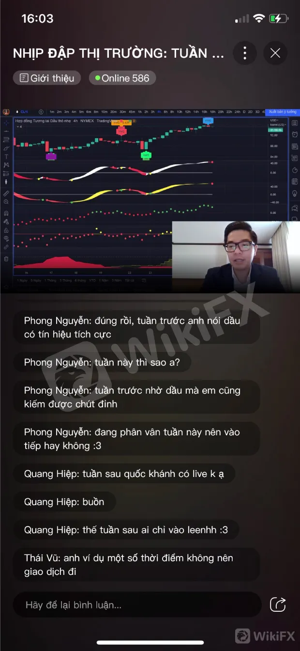 LIVESTREAM TUẦN 4 THÁNG 8 TRÊN ỨNG DỤNG WIKIFX CÓ GÌ ĐẶC SẮC?
