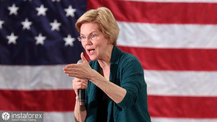 Senator AS Elizabeth Warren mengkritik tindakan The Fed dan Jerome Powell