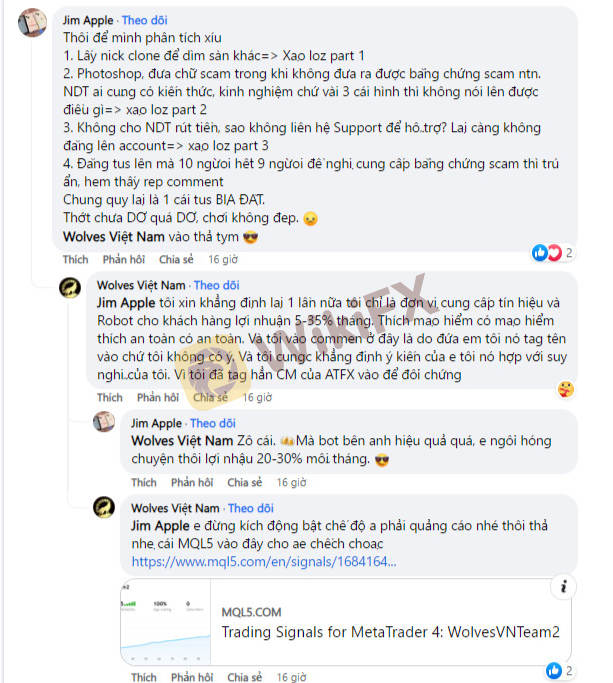 WIKIFX REVIEW - SÀN ATFX ĐANG BỊ “BÔI ĐEN TRÊN CÁC FORUM TẠI VIỆT NAM