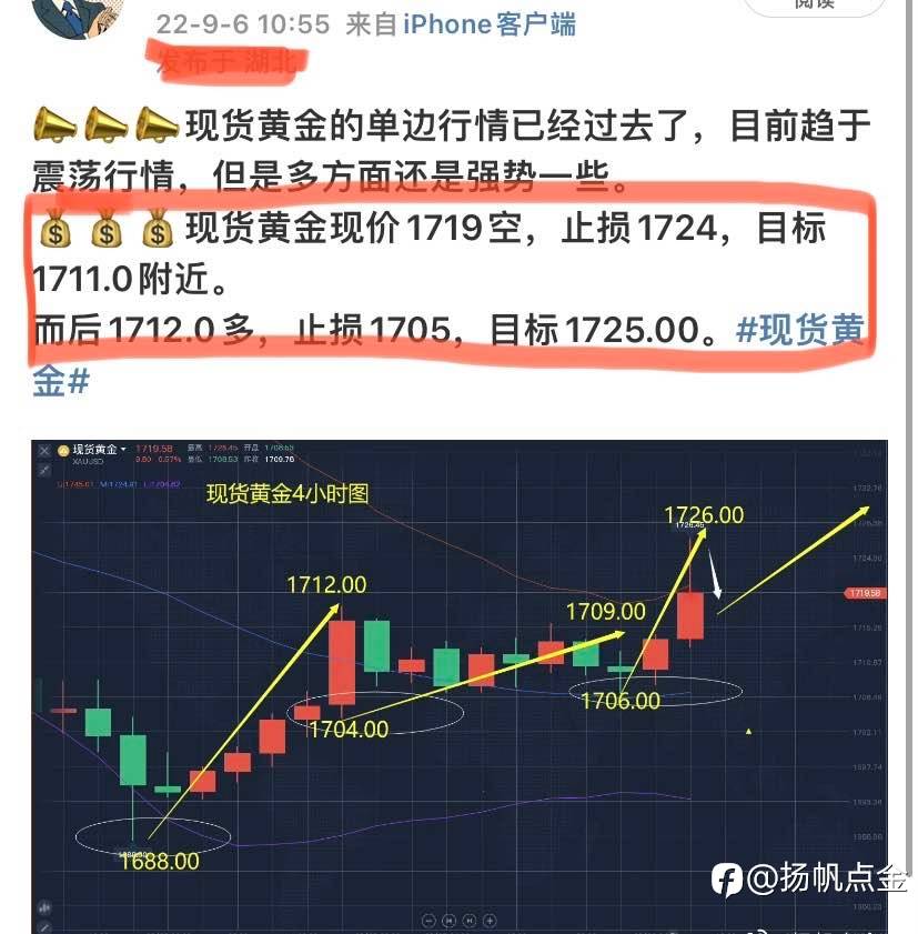 现货黄金盈利单