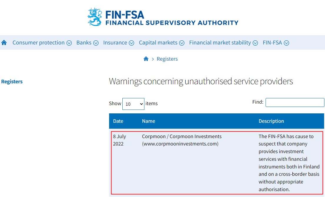 Fixed Returns? A Beautiful but Illusive Dream Made by Unregulated FX Broker CorpMoon