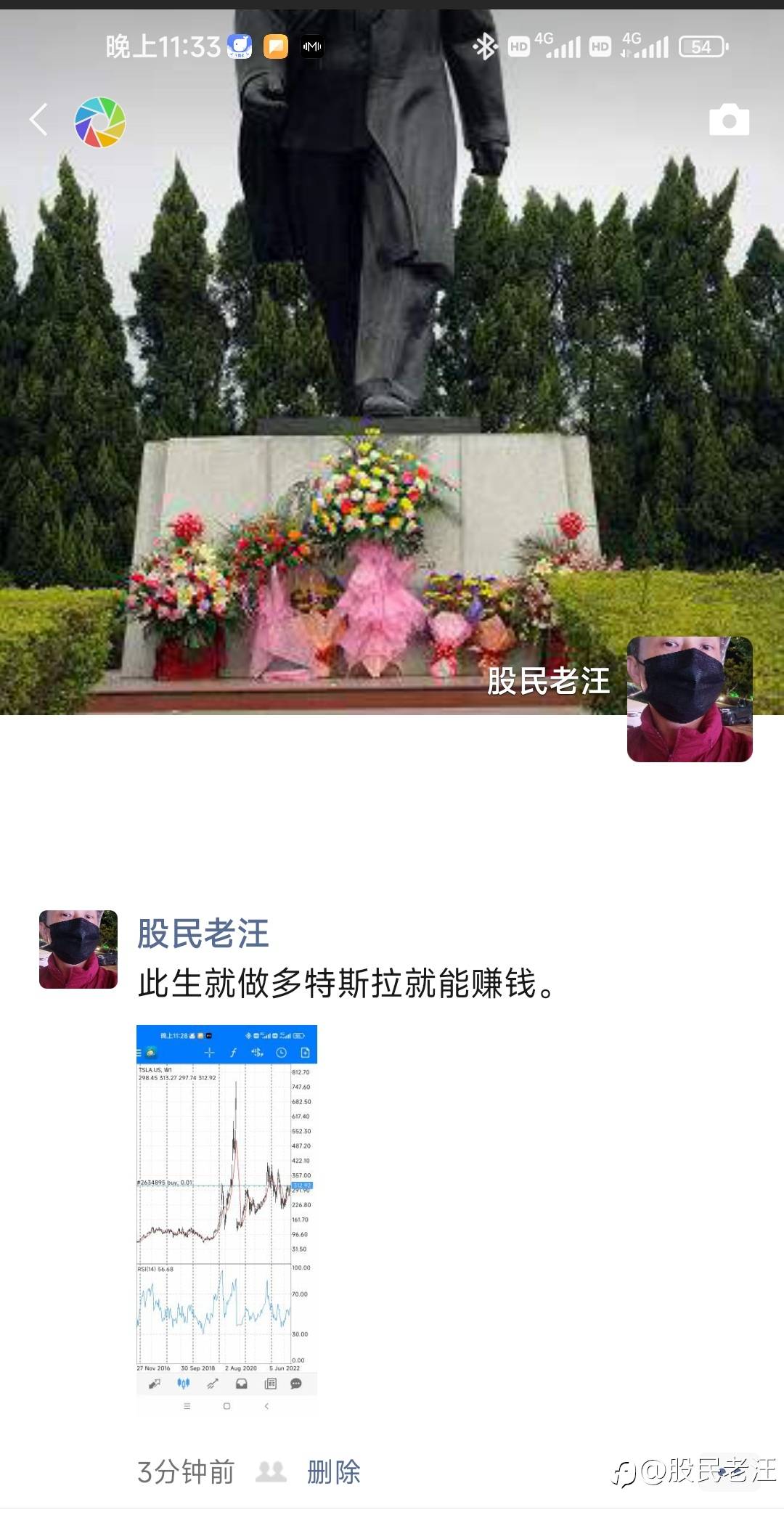 此生就做多特斯拉就能赚钱