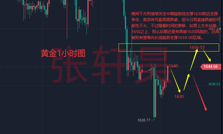 张轩昊：全球经济前景愈发堪忧，黄金的早盘跳水，是开始还是结束？