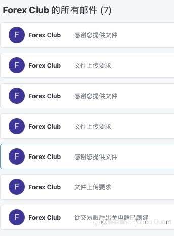 平台商 Forex Club 出金屡次遭拒,业务员已经联系不上,警惕 Forex Club 跑路风险!
