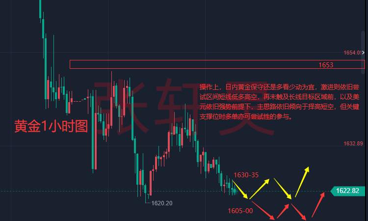 张轩昊：美元重拾涨势步步高升，黄金有望试探1600关口