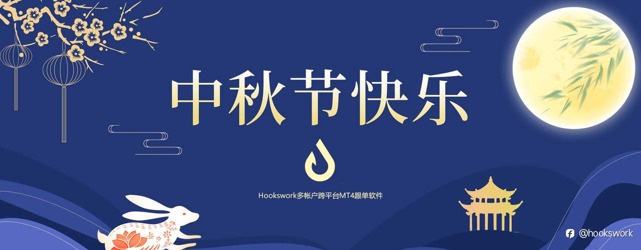 HooksWork祝大家中秋节快乐!并预祝在本月即将到来的加息周期中交易顺利,盆满钵满!