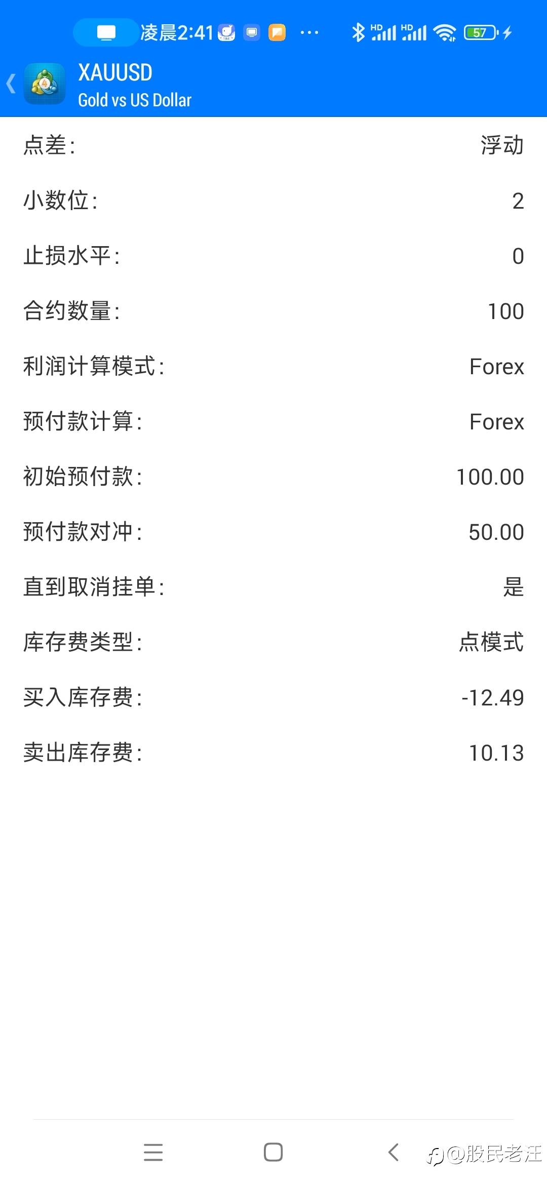 每日做空黄金计划