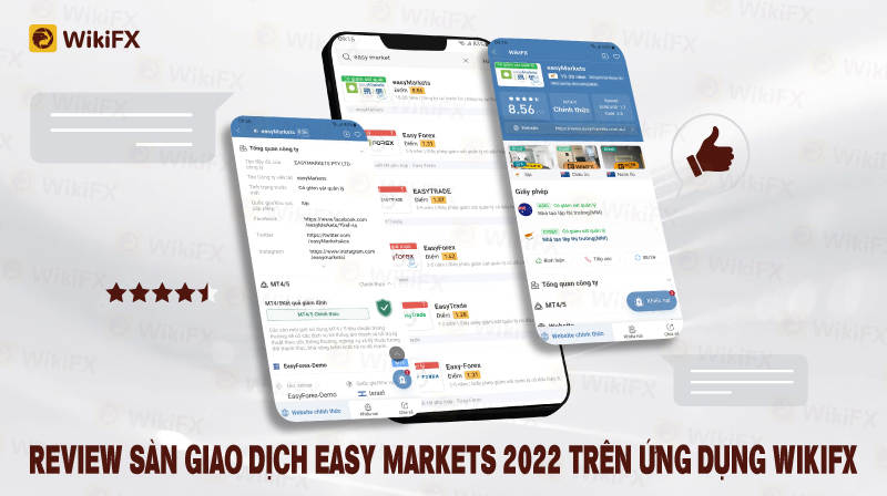 WIKIFX REVIEW - ĐÁNH GIÁ SÀN GIAO DỊCH EASY MARKETS MỚI NHẤT 2022
