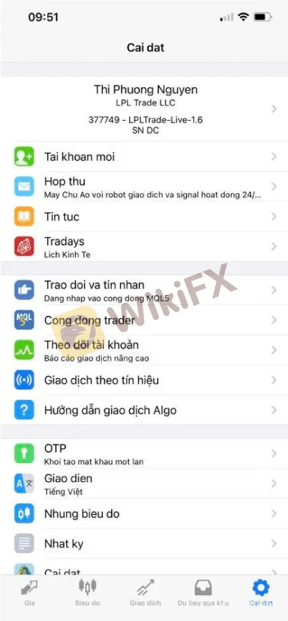 WIKIFX REVIEW - SÀN LPL TRADE SCAM HAY UY TÍN?