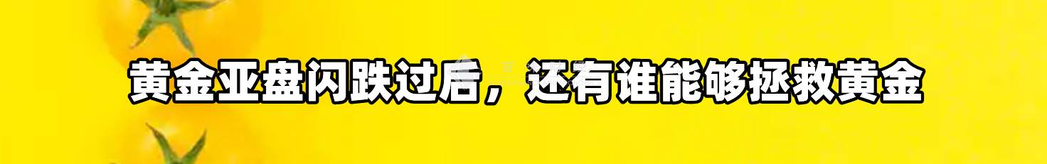 黄金亚盘闪跌过后，还有谁能够拯救黄金