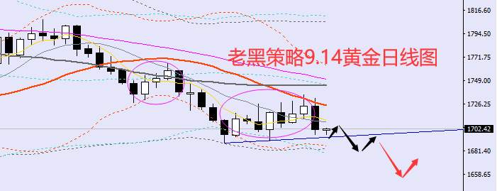 老黑策略：9.14外汇、黄金、原油分析策略
