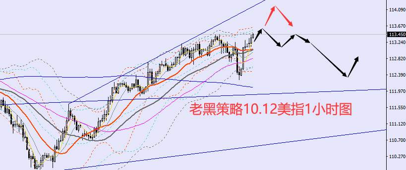 老黑策略：​10.12外汇、黄金、原油分析策略