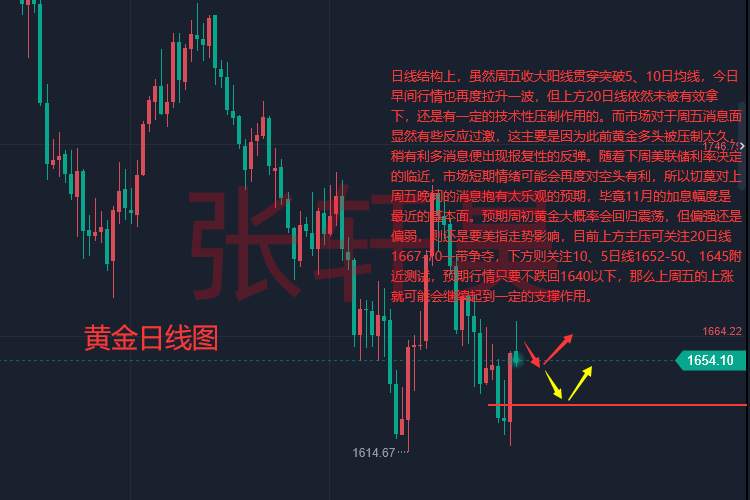 张轩昊：美三季度GDP萎缩压力不减 加息成通胀尚方宝剑?黄金跌破1650