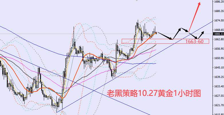 老黑策略：10.27外汇、黄金、原油分析策略