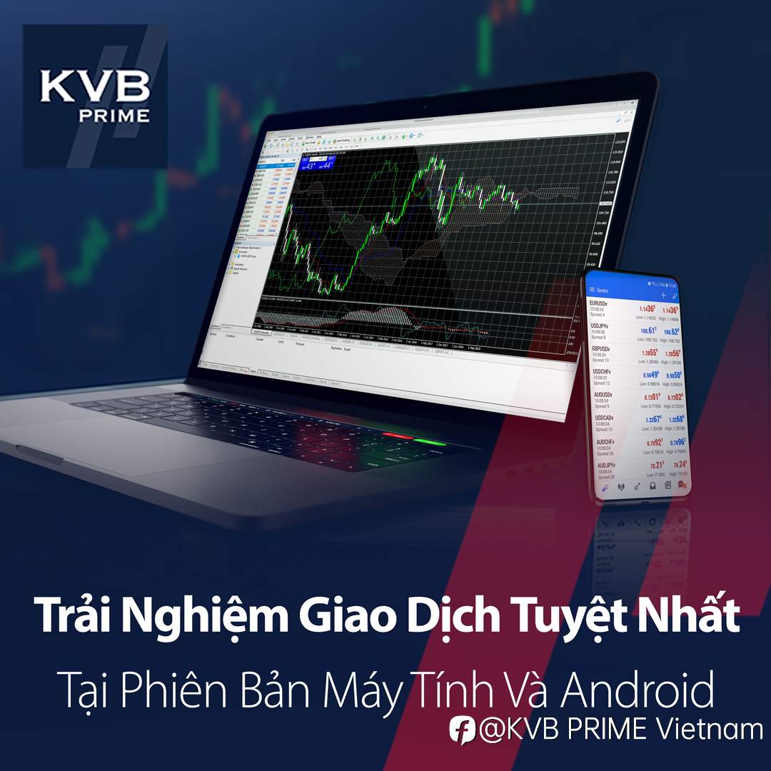 Giao dịch tiện lợi cùng KVB PRIME