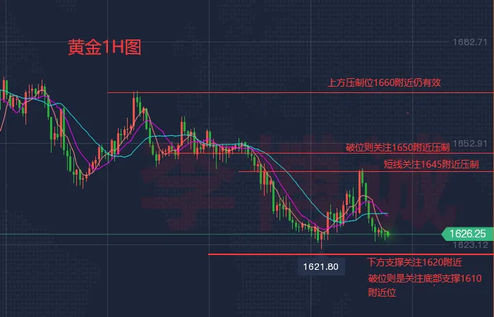 李博诚：黄金隔日冲高回落 符合预期 今日谨防再次探底