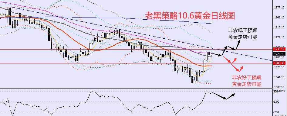 老黑策略：10.6外汇、黄金、原油分析策略