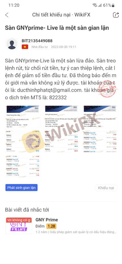 TOP 3 SÀN GIAO DỊCH FOREX TẠI VIỆT NAM BỊ TỐ CÁO NHIỀU NHẤT THÁNG 9 - WIKIFX