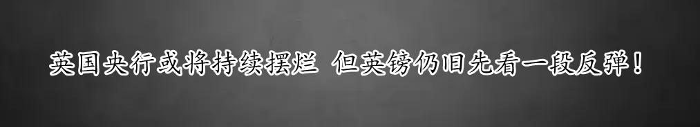 英国央行或将持续摆烂 但英镑仍旧先看一段反弹!