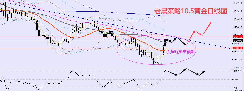 老黑策略：10.5外汇、黄金、原油分析策略