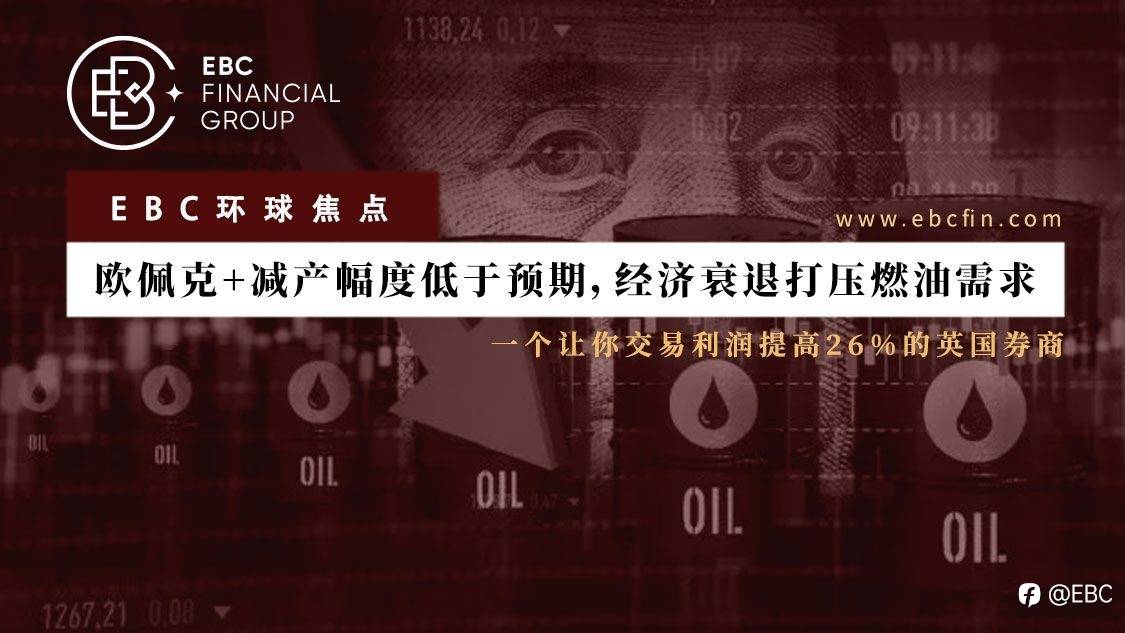 EBC环球焦点 | 欧佩克+减产幅度低于预期，经济衰退打压燃油需求
