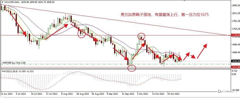美元加息靴子落地 黄金有望反攻