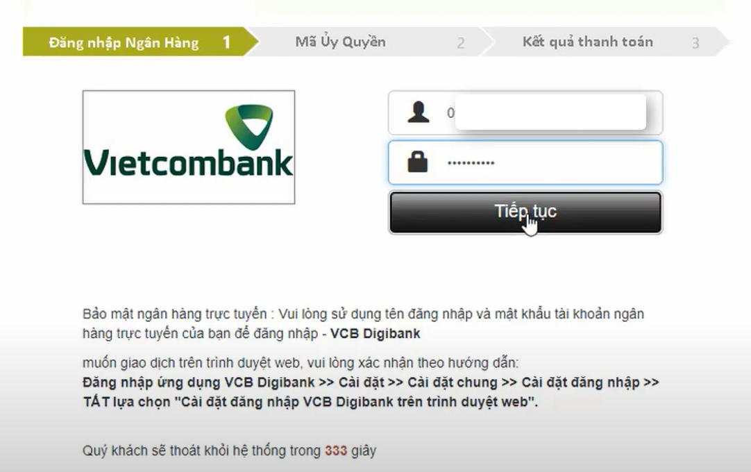 Hướng dẫn nạp rút tiền sàn Forex4you bằng Internet Banking, Ngân lượng