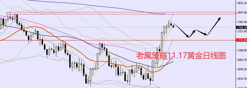 老黑策略：11.17外汇、黄金、原油分析策略