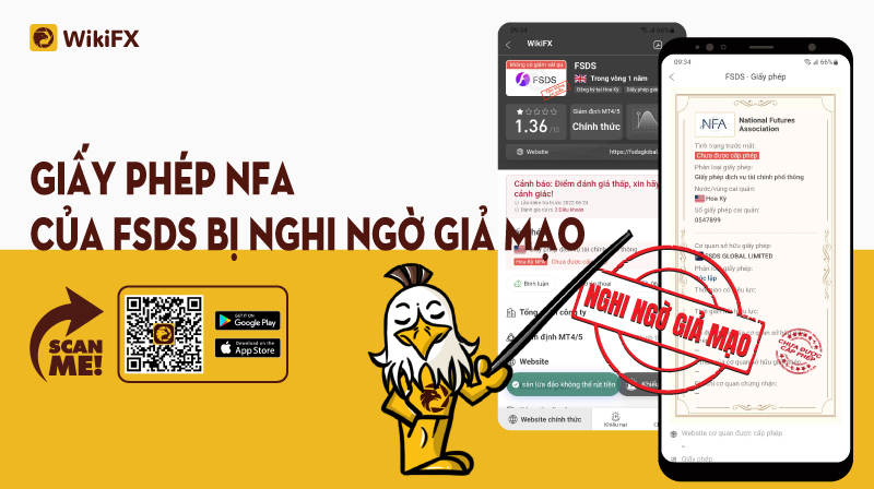 SÀN FSDS SỬ DỤNG CHIÊU TRÒ SCAM CŨ NHƯNG VẪN HIỆU QUẢ - WIKIFX CẢNH BÁO