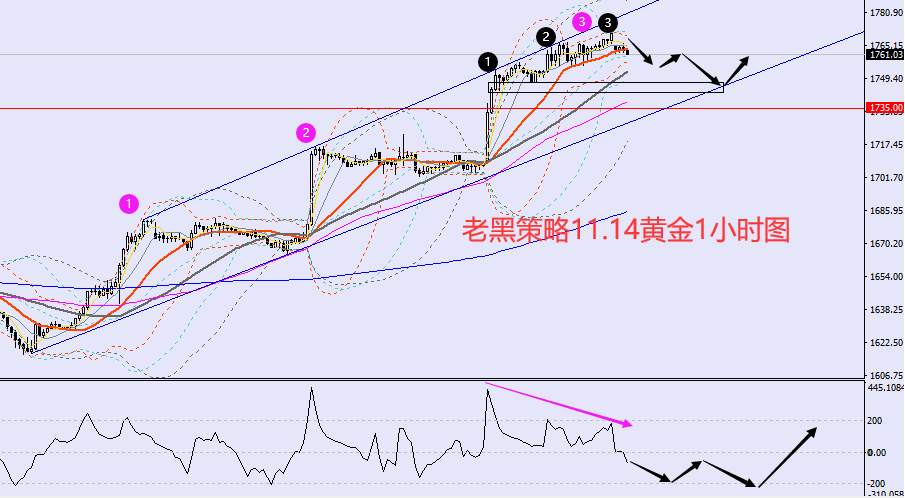老黑策略：11.14外汇、黄金、原油分析策略
