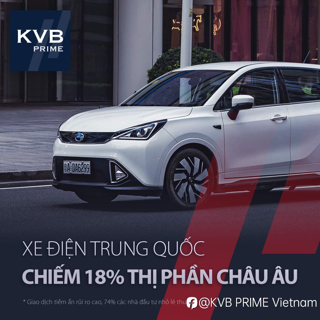 XE ĐIỆN TRUNG QUỐC CHIẾM 18% THỊ PHẦN CHÂU ÂU