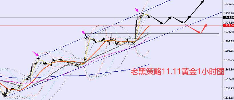 老黑策略：11.11外汇、黄金、原油分析策略