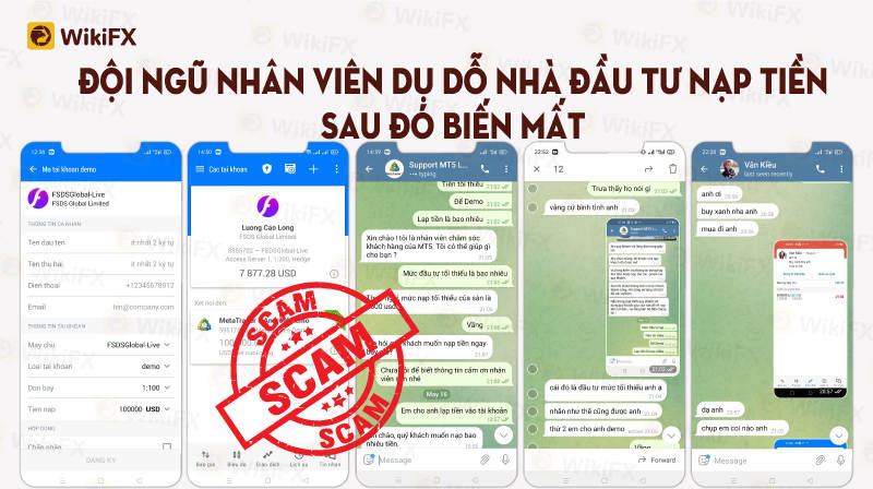 SÀN FSDS SỬ DỤNG CHIÊU TRÒ SCAM CŨ NHƯNG VẪN HIỆU QUẢ - WIKIFX CẢNH BÁO