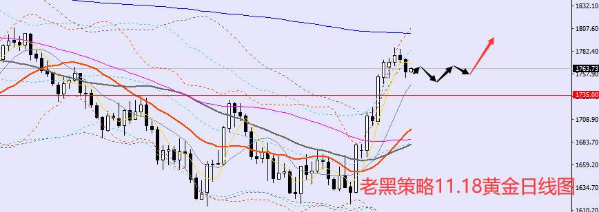 老黑策略：11.18外汇、黄金、原油分析策略