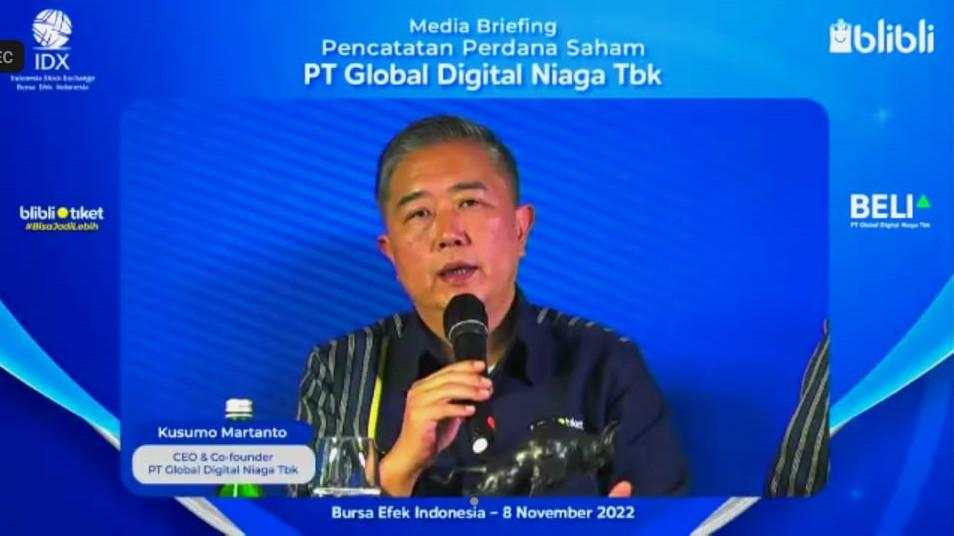 Tak Khawatir Resesi, Ini Strategi yang Disiapkan Blibli (BELI)