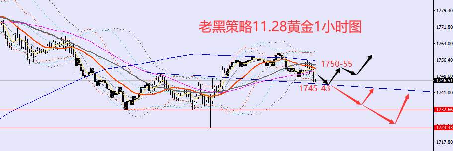老黑策略：11.28外汇、黄金、原油分析策略