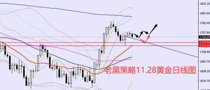 老黑策略：11.28外汇、黄金、原油分析策略