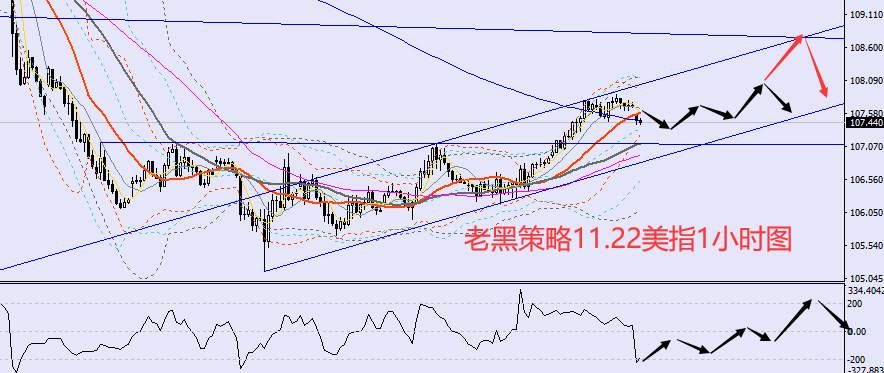 老黑策略：11.22外汇、黄金、原油分析策略