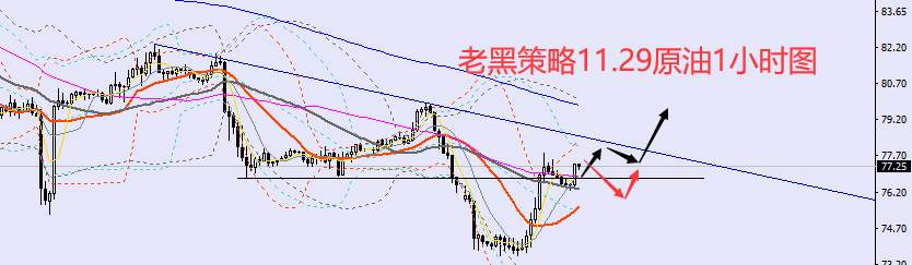 老黑策略：​11.29外汇、黄金、原油分析策略