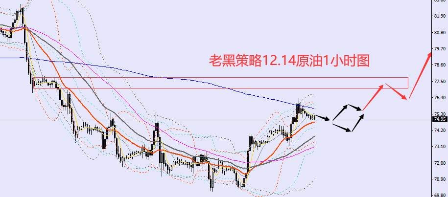 老黑策略：​12.14外汇、黄金、原油分析策略