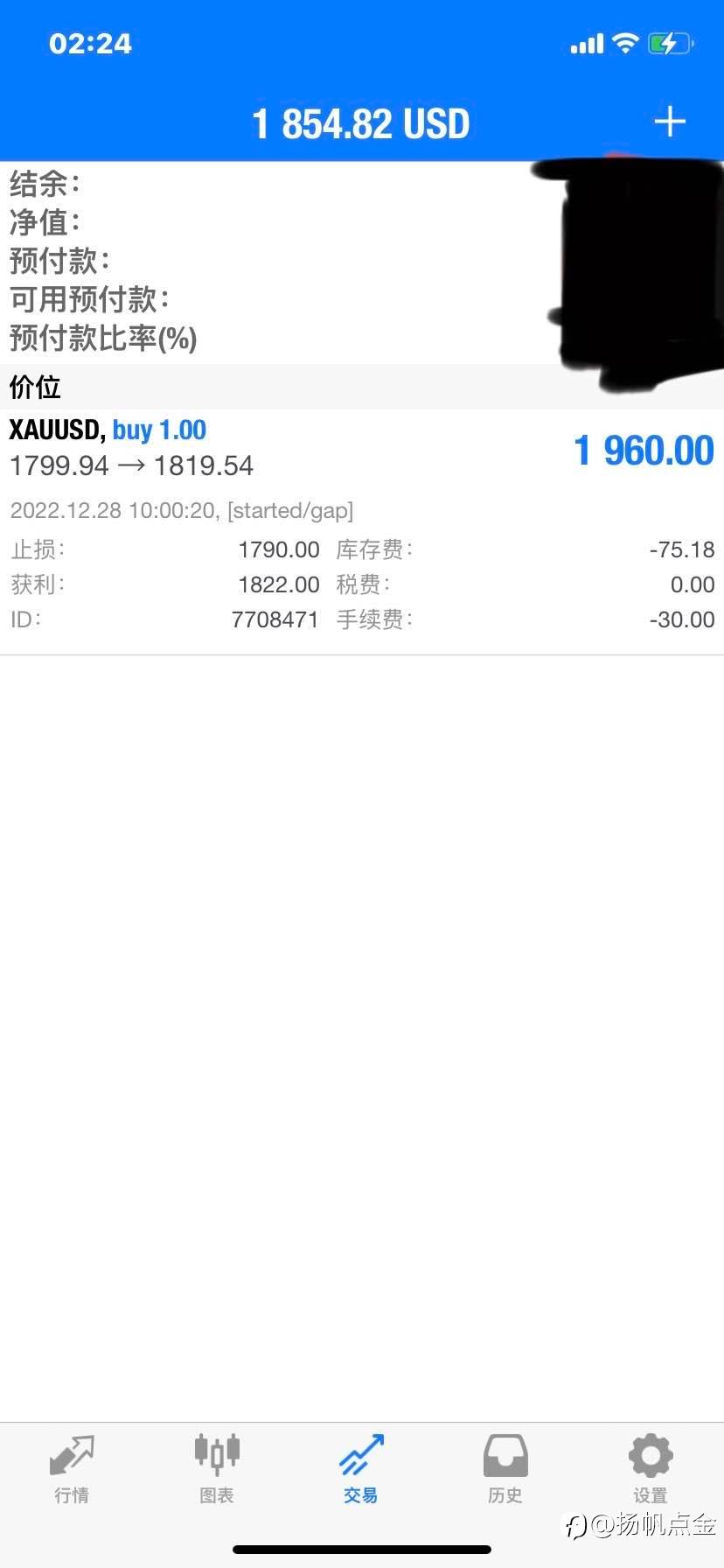 现货黄金盈利交易