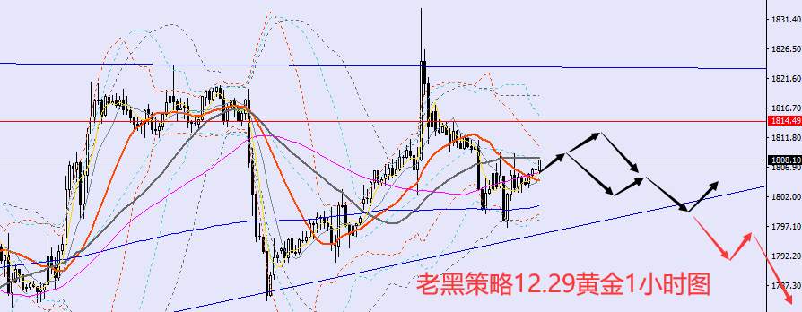 老黑策略：12.29外汇、黄金、原油分析策略