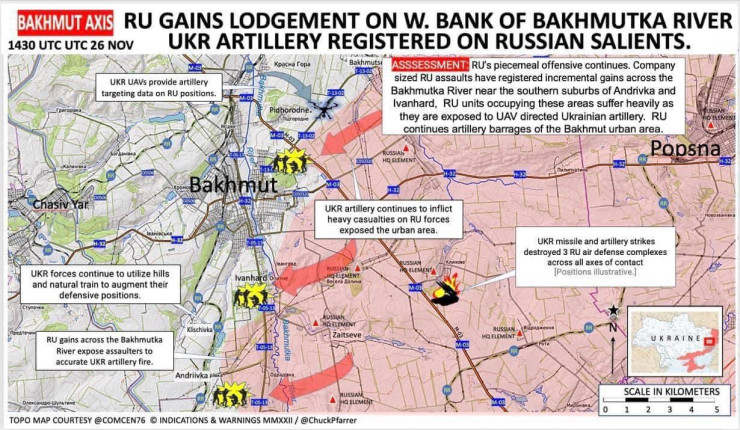 Quân đội Nga đang 'tái định vị' ở Donetsk và Zaporizhzhia