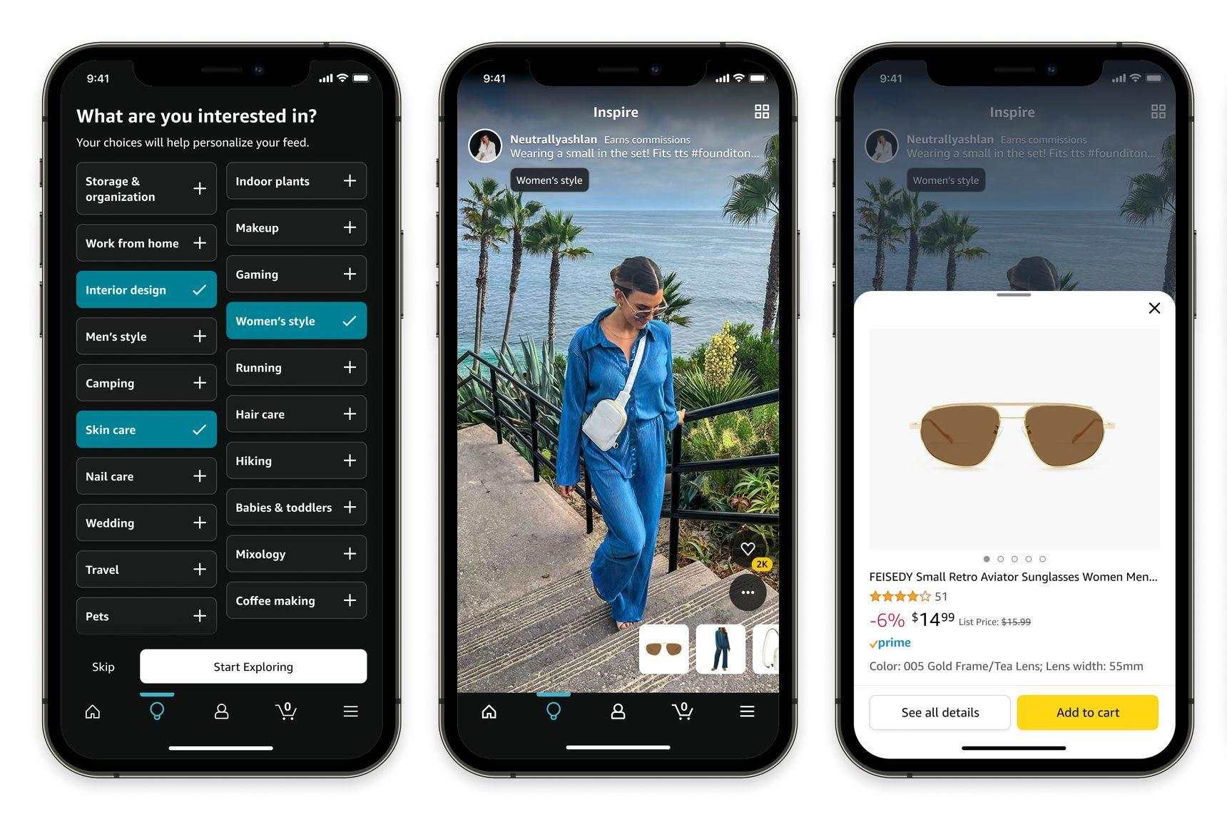 Amazon ra mắt tính năng mới 'ăn theo' TikTok