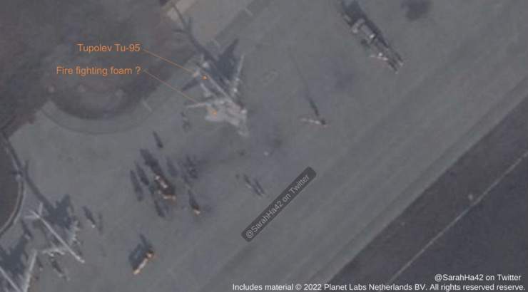 Ảnh vệ tinh hé lộ tình trạng oanh tạc cơ Tu-95MS Nga sau vụ Ukraine tấn công sân bay?