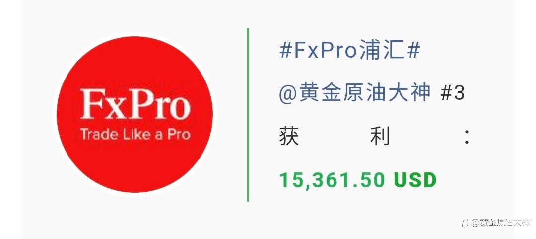 成为11月份fxpro 交易商盈利之星