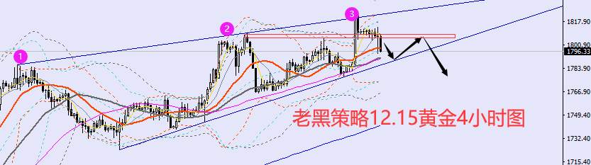 老黑策略：12.15外汇、黄金、原油分析策略