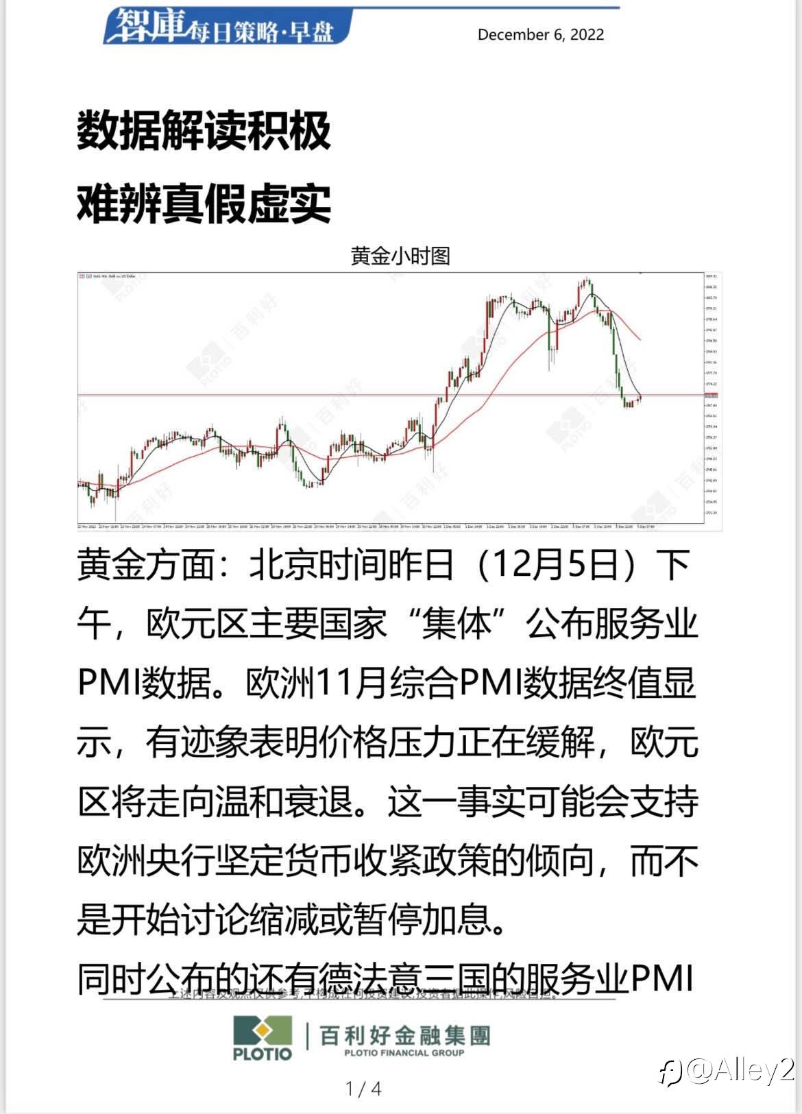 百利好12.6每日早盘